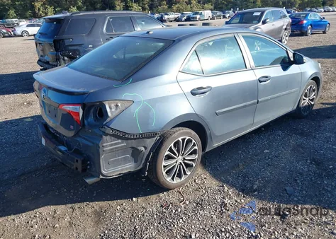 2015 Toyota Corolla S Premium from USA, damaged, VIN 2T1BURHE1FC310948